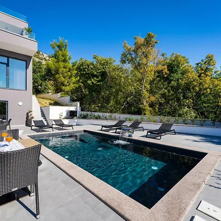 My Dalmatia - Senti With Private Heated Pool Apartament *